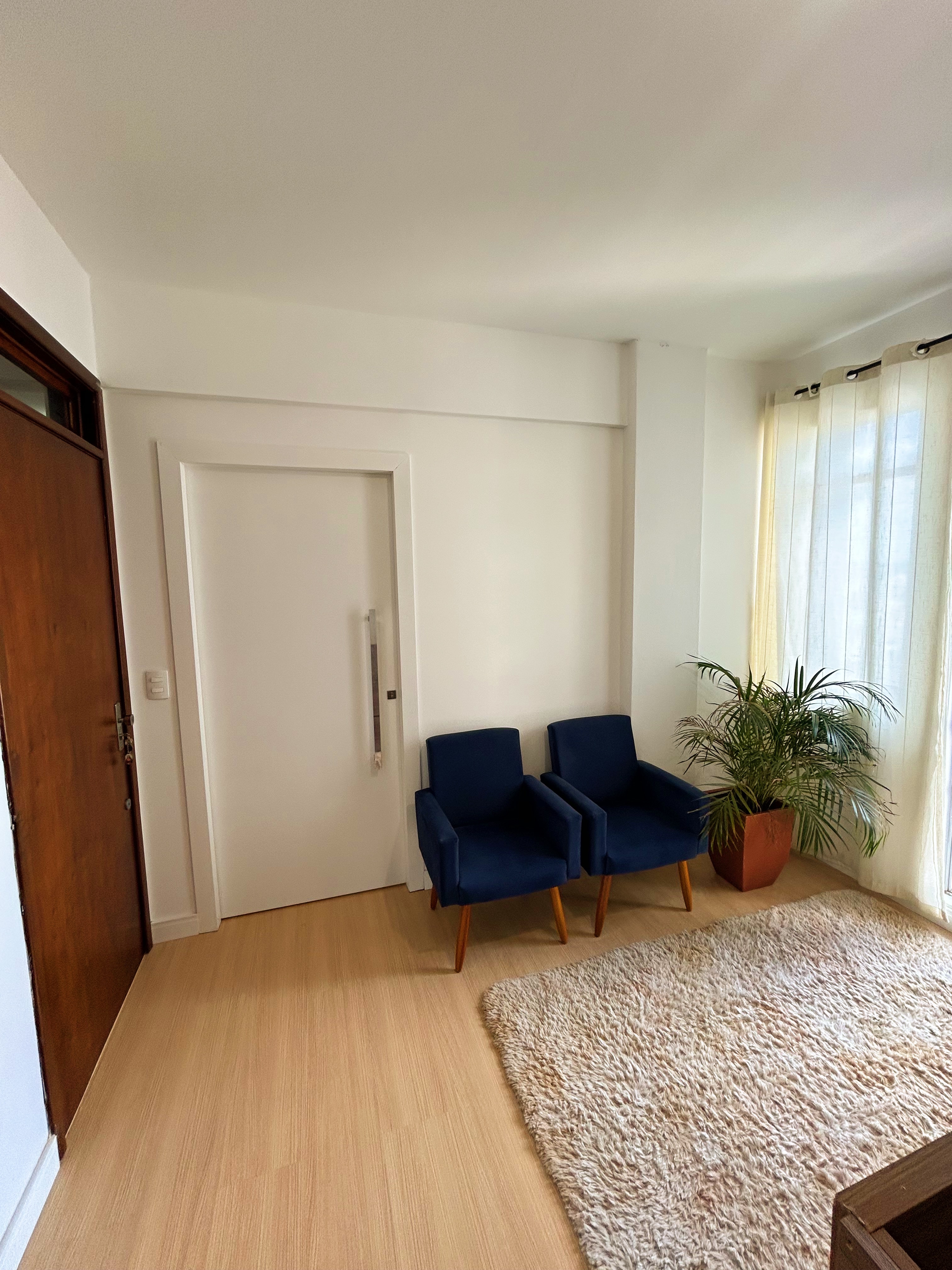 Recepção - área de espera confortável